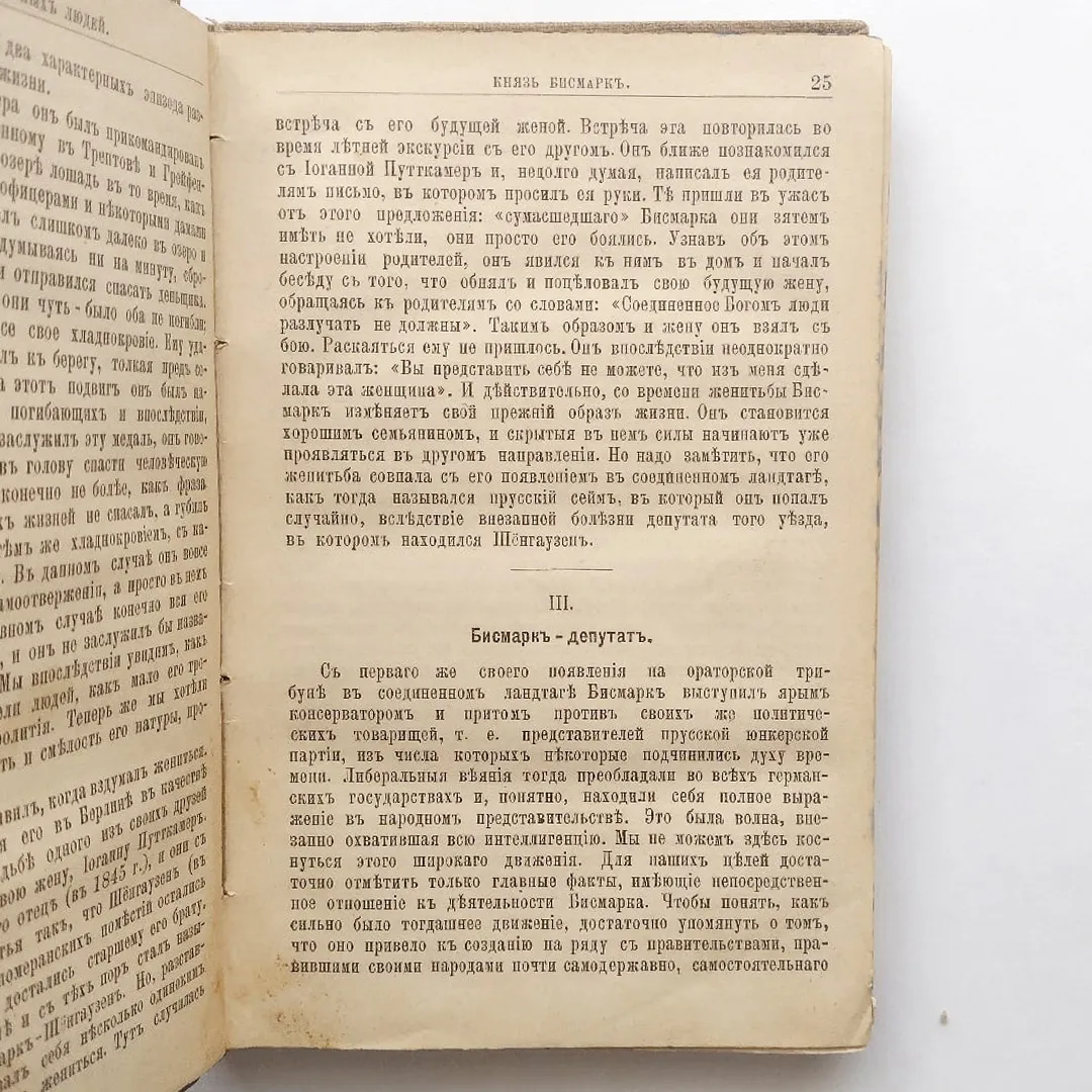 Конволют ЖЗЛ о трех политических деятелях: Бисмарке, Франклине, Гладстоне (1895)